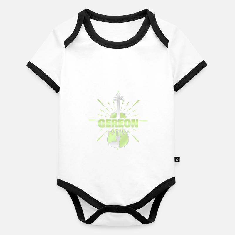 String instrument Gereon Organic Baby Contrasting Bodysuit