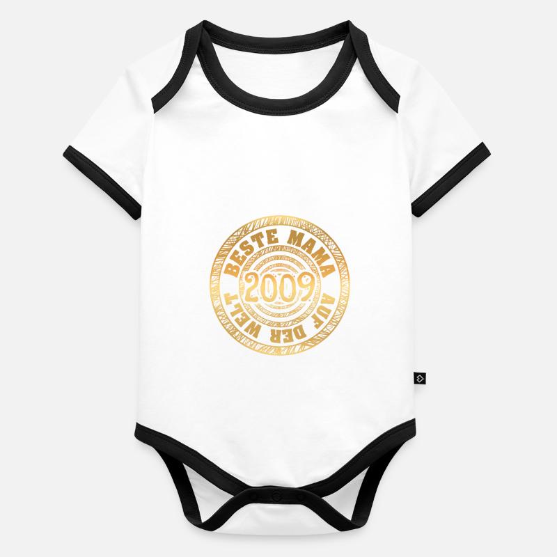 Beste 2009 Baby Bio-Kurzarm-Kontrastbody