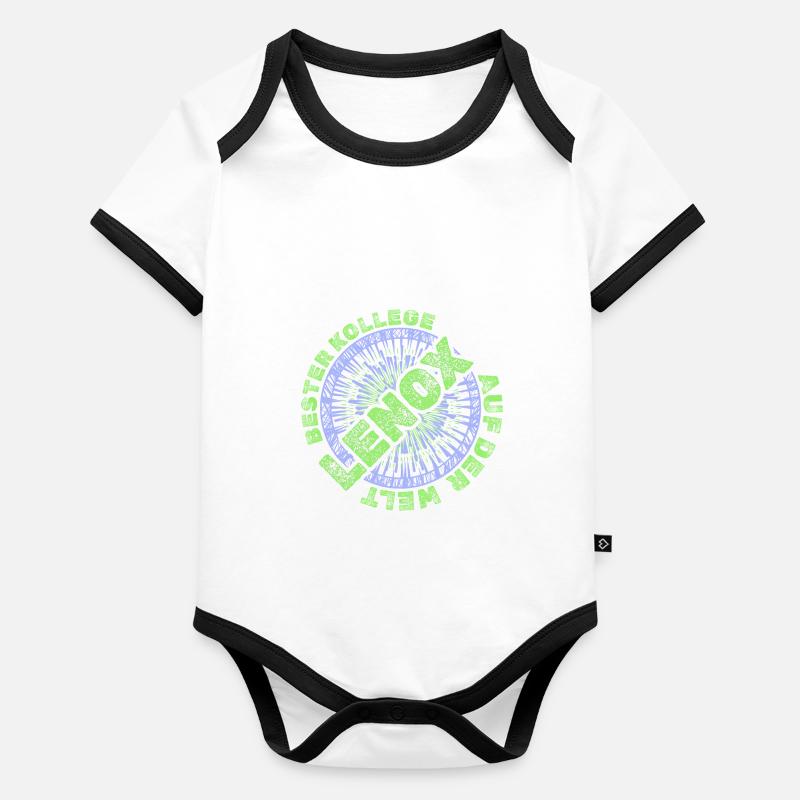 Mitarbeiter Lenox Baby Bio-Kurzarm-Kontrastbody