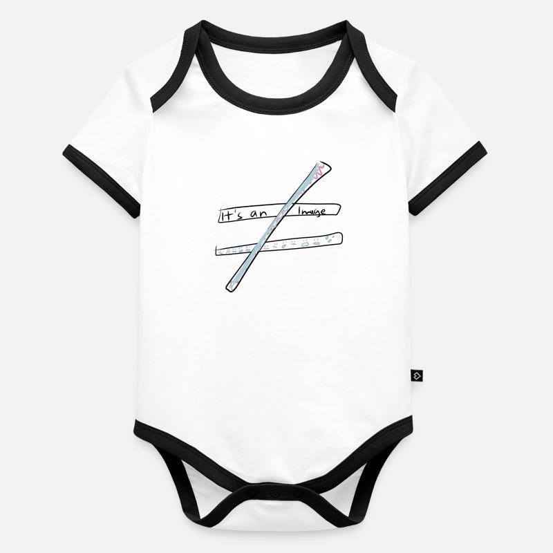 Calcul d’équation Body Bébé bio contrasté manches courtes