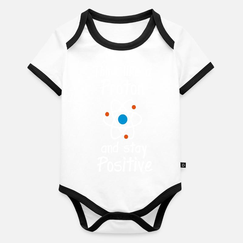 Think like a proton Organic Baby Contrasting Bodysuit
