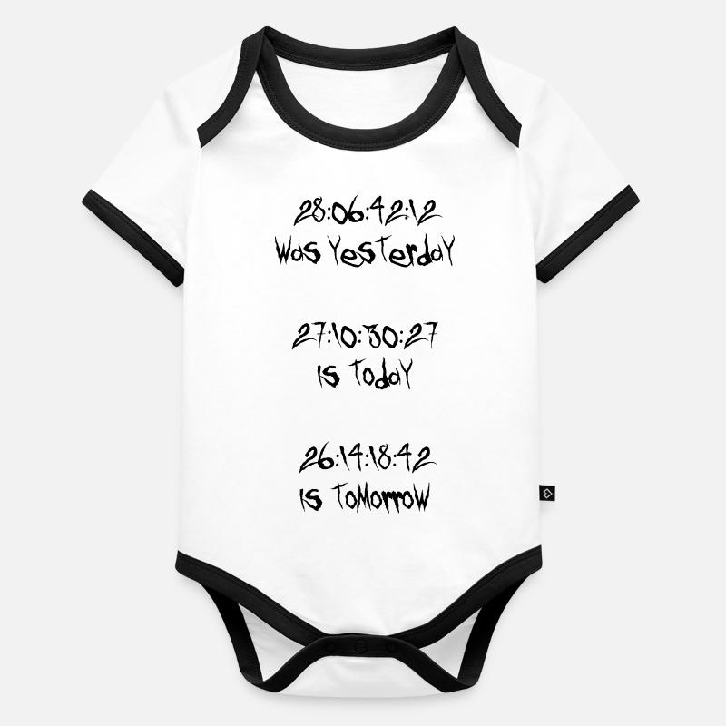 28:06:42:12 Yesterday Today Tomorrow v2 Baby Bio-Kurzarm-Kontrastbody