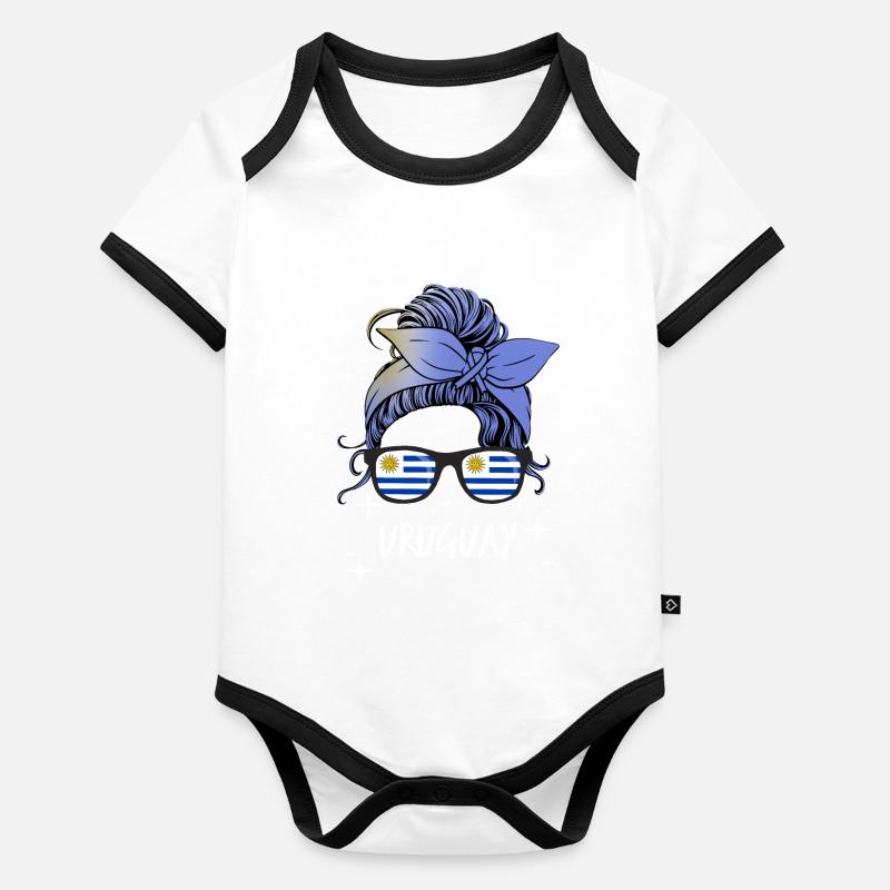 Uruguay Organic Baby Contrasting Bodysuit