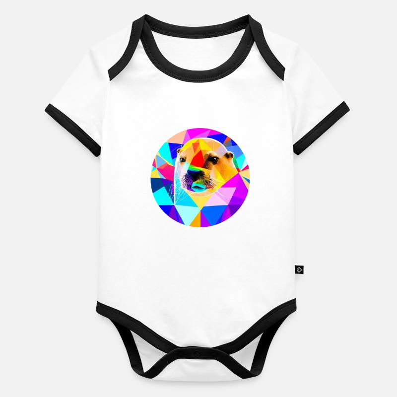 Sea Lion Organic Baby Contrasting Bodysuit