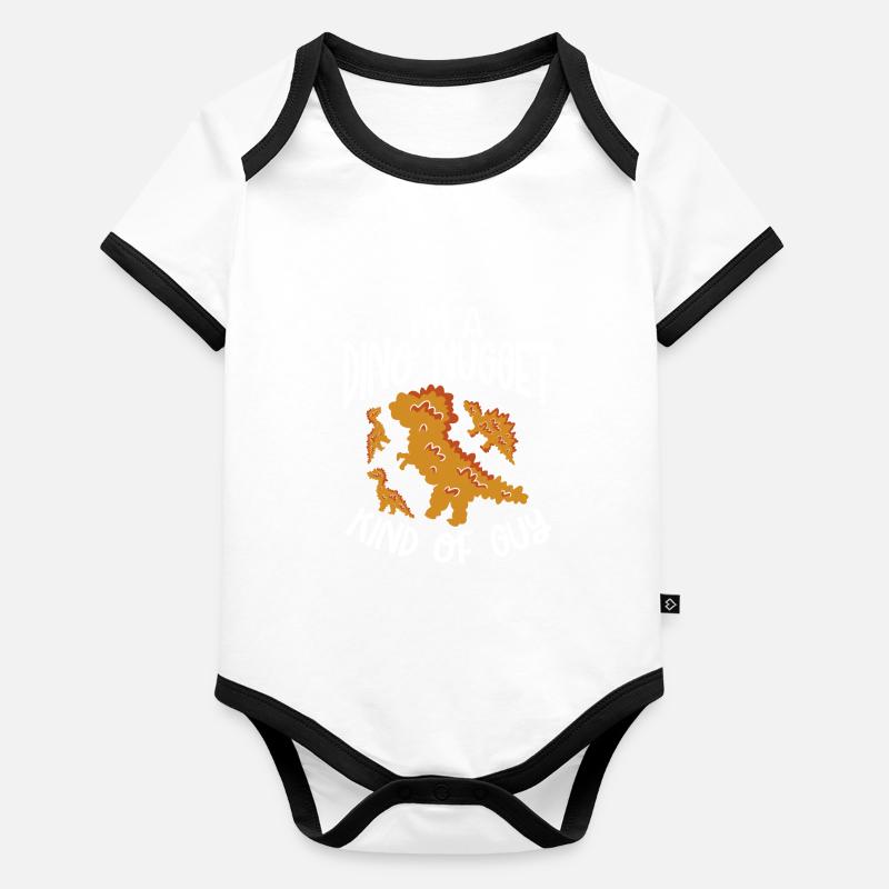 I'm a dino nugget guy. Organic Baby Contrasting Bodysuit