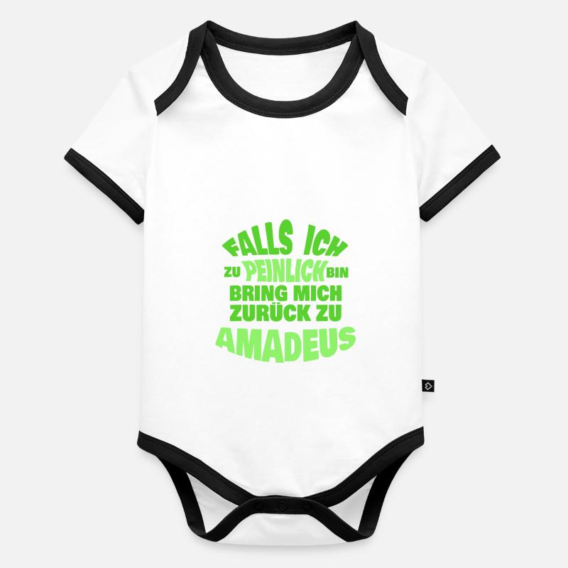 Gift for Amadeus Organic Baby Contrasting Bodysuit