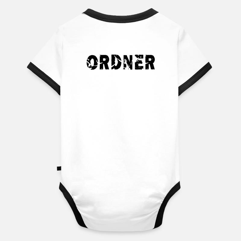 Folder Staff Doorman Security Organic Baby Contrasting Bodysuit