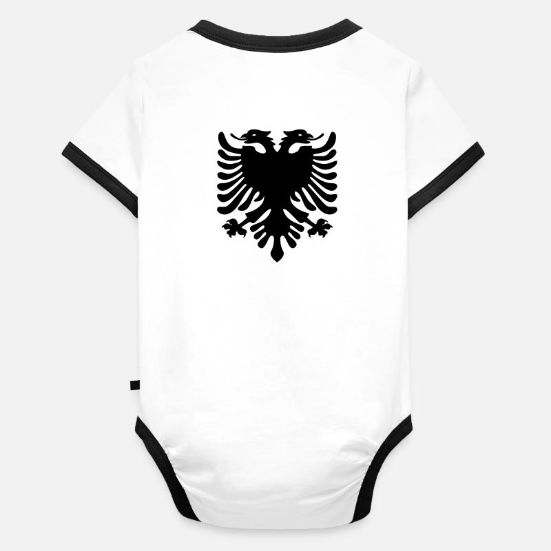 Shqiponja Organic Baby Contrasting Bodysuit