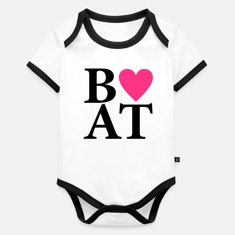 boat Organic Baby Contrasting Bodysuit