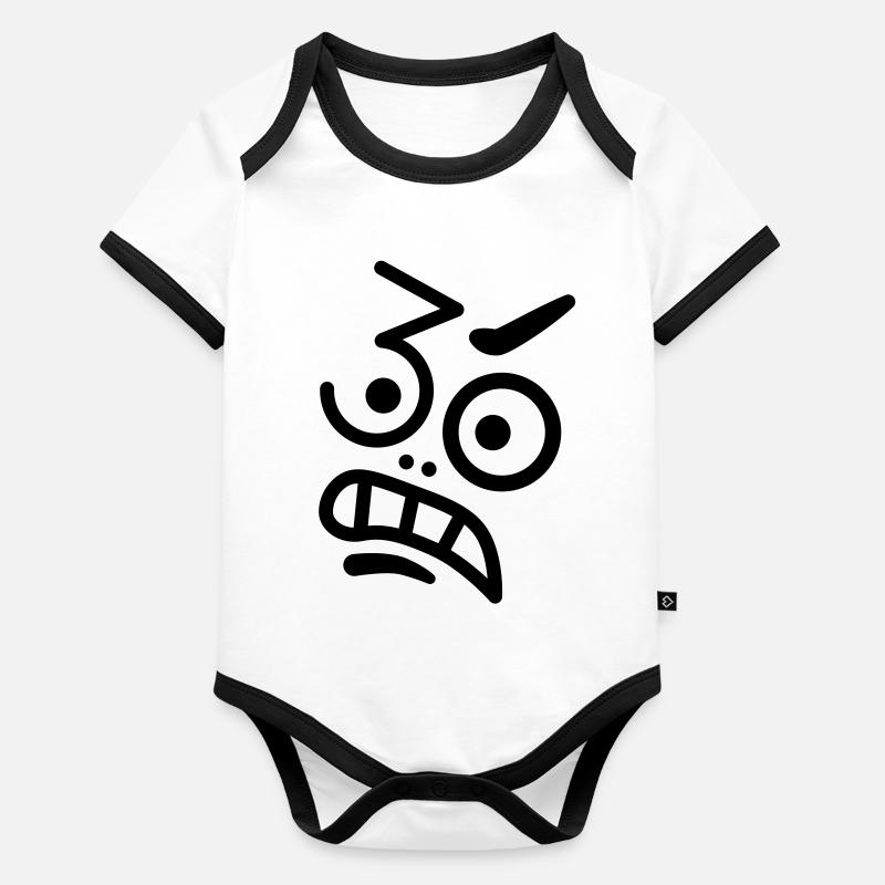 Ups, 30 years! Organic Baby Contrasting Bodysuit