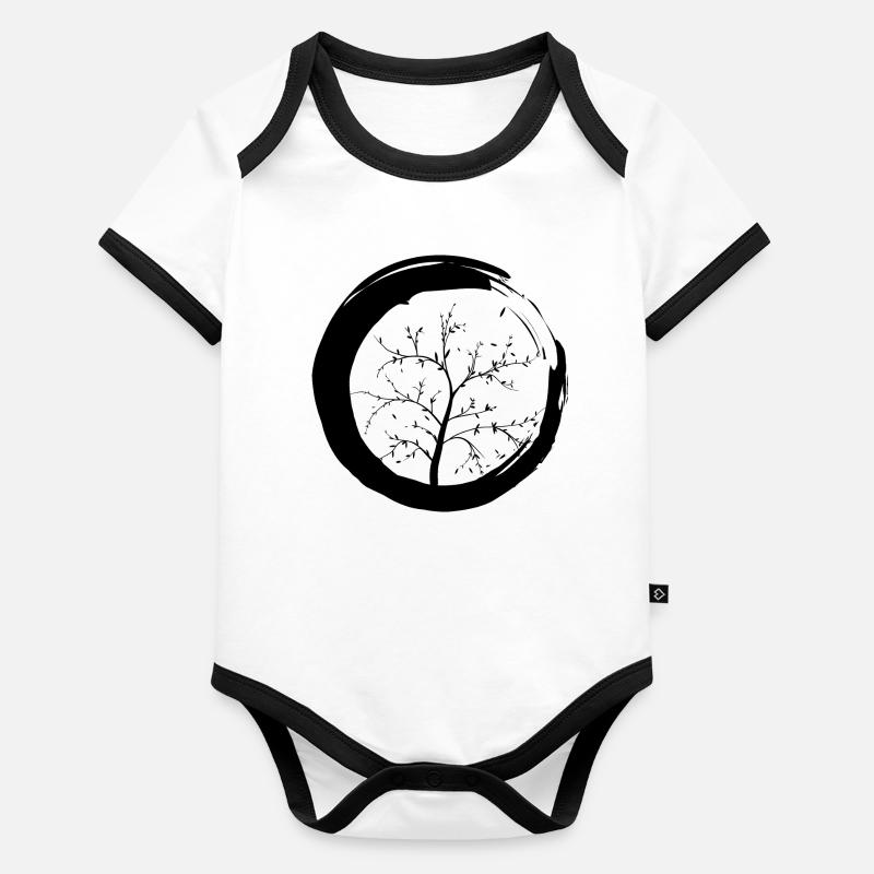 Tree of Life Zen Tree Autumn Organic Baby Contrasting Bodysuit