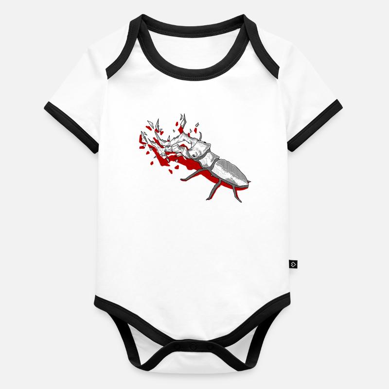 red kite Organic Baby Contrasting Bodysuit