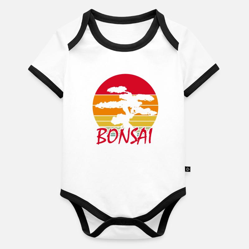 Bonsaï Body Bébé bio contrasté manches courtes