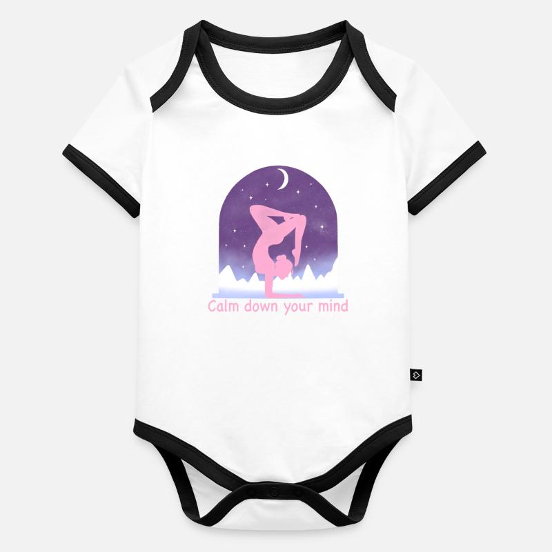 Yoga Organic Baby Contrasting Bodysuit