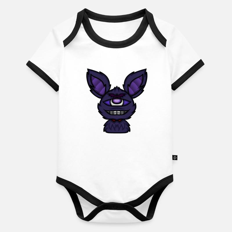 bald-Cyclops! By Pousse2Bambou ! Organic Baby Contrasting Bodysuit