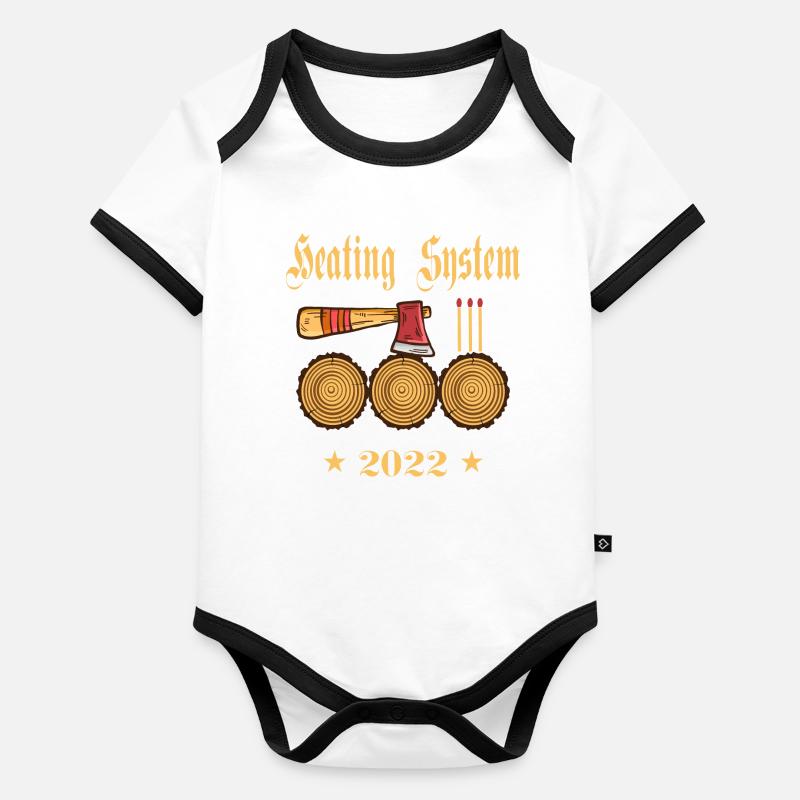 Heating system 2022 Organic Baby Contrasting Bodysuit