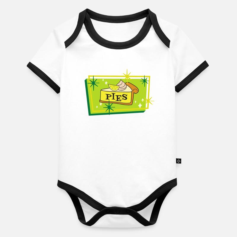amateurs de cheesecake Body Bébé bio contrasté manches courtes