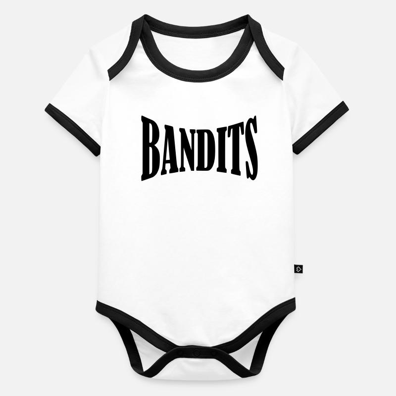 Chemise Bandit Bandits Body Bébé bio contrasté manches courtes
