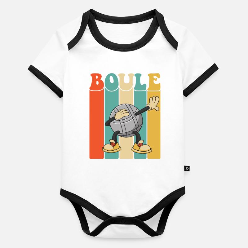 Boule Balls for Bouler Boccia Game Botcha Boule Organic Baby Contrasting Bodysuit