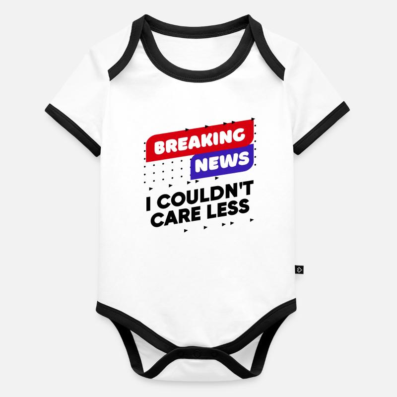 Ist Mir Egal Lustige Sprüche Witzig Chill Baby Bio-Kurzarm-Kontrastbody