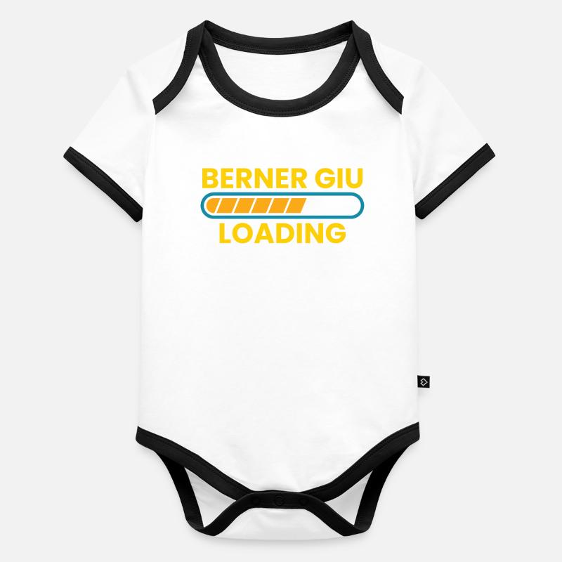 Berner Giu Loading Bern Baby Bio-Kurzarm-Kontrastbody