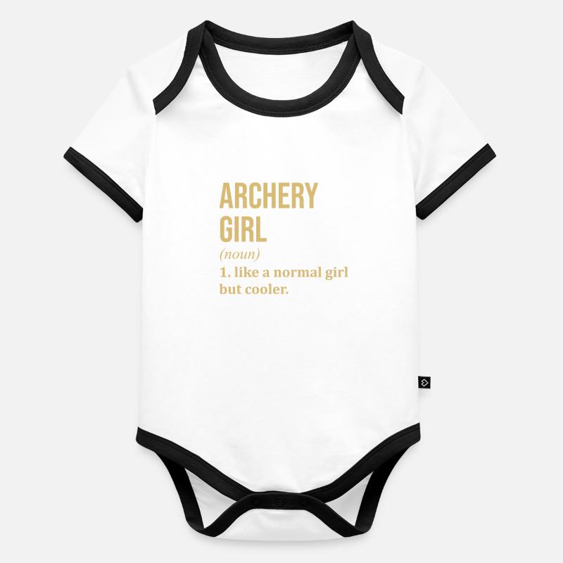 Archery Organic Baby Contrasting Bodysuit