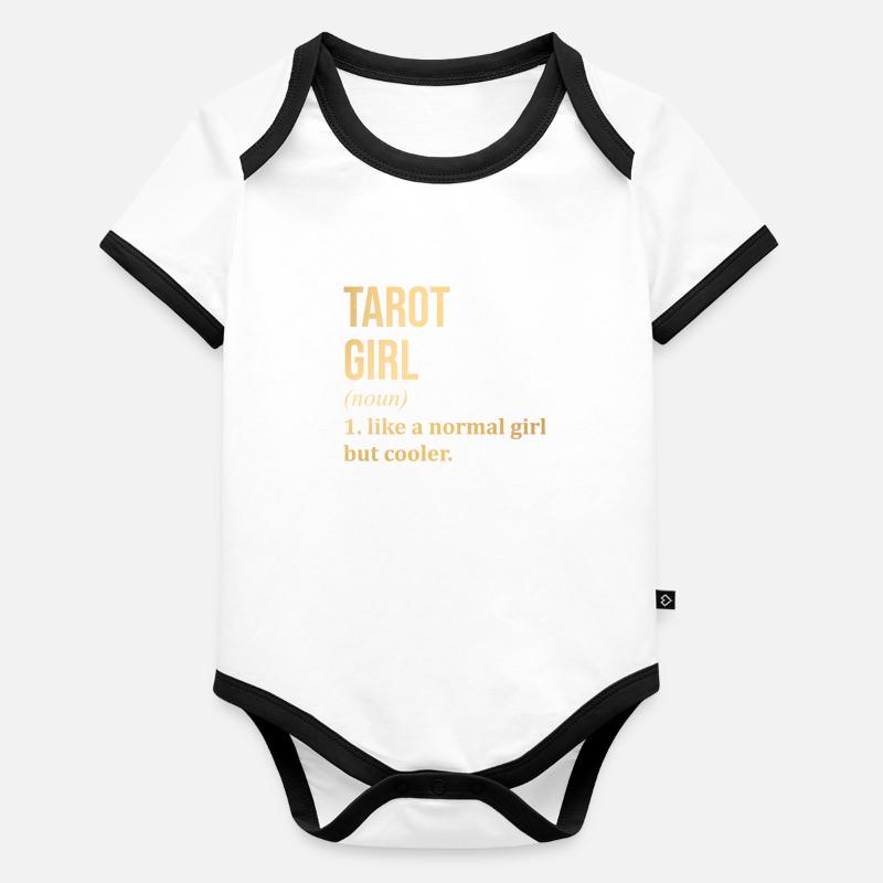 Tarot Body Bébé bio contrasté manches courtes