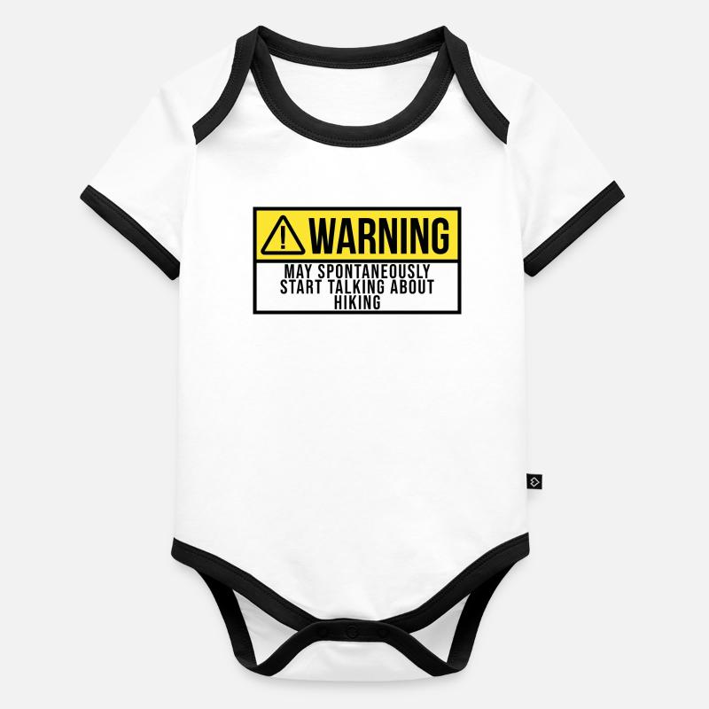 Hiking Organic Baby Contrasting Bodysuit