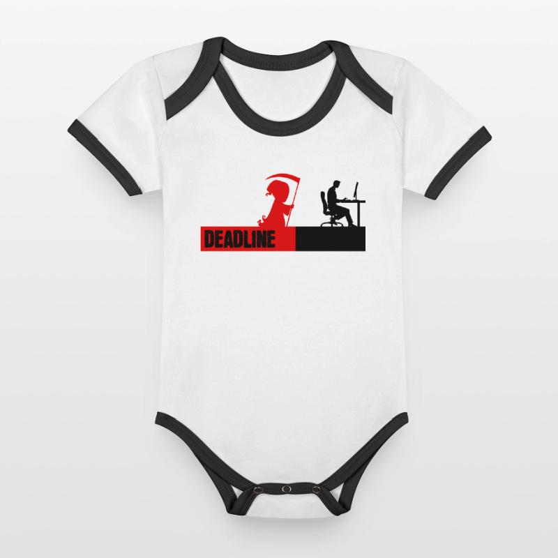 Bugfixing Skripting Dev Computerfreak Developer Baby Bio-Kurzarm-Kontrastbody