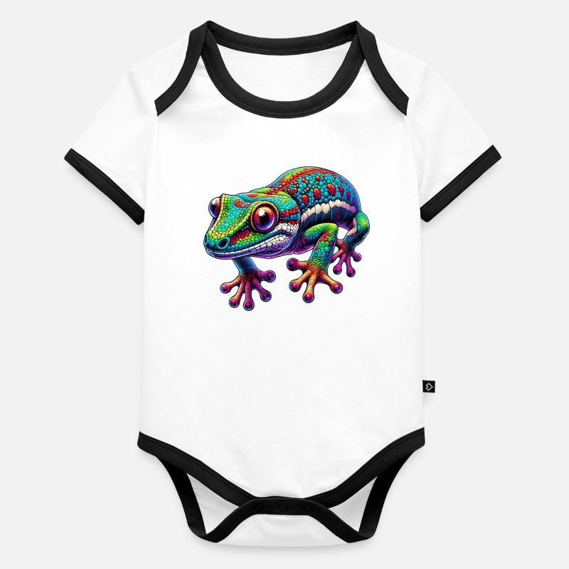 Gecko Organic Baby Contrasting Bodysuit