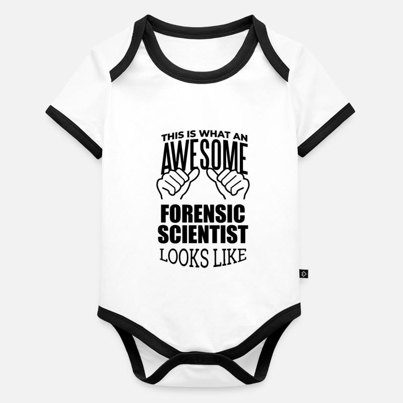 Forensic Science Organic Baby Contrasting Bodysuit