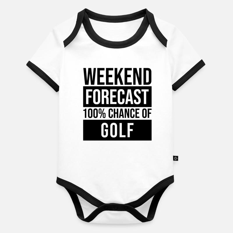 Golf Body Bébé bio contrasté manches courtes