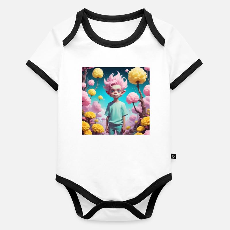 Goblin Organic Baby Contrasting Bodysuit