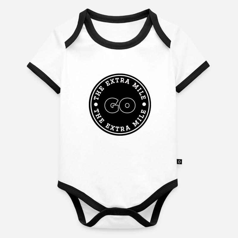 Course - Faites un effort supplémentaire Body Bébé bio contrasté manches courtes
