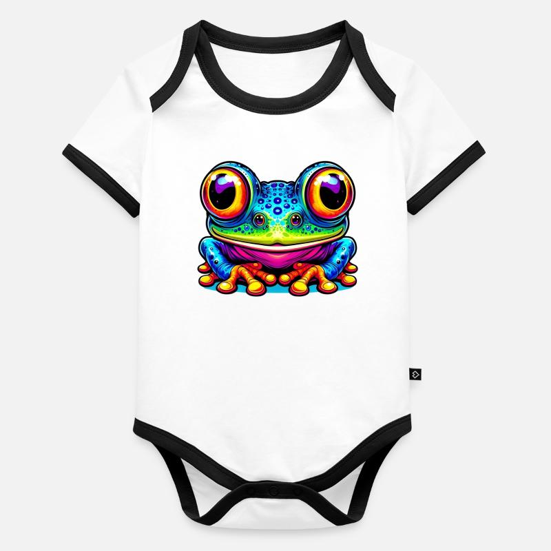 Frog Organic Baby Contrasting Bodysuit