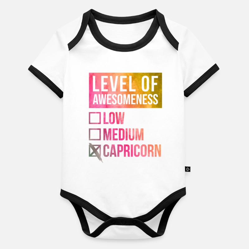 Capricorn Organic Baby Contrasting Bodysuit