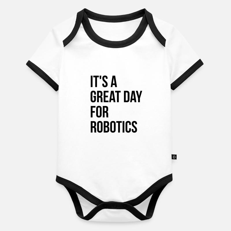 Robotics Organic Baby Contrasting Bodysuit