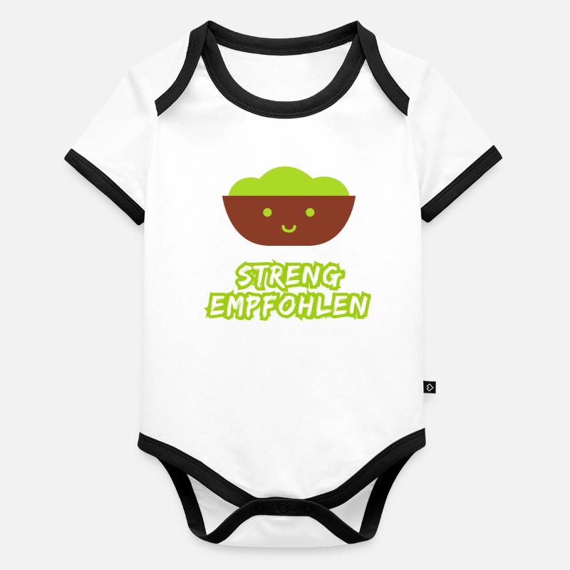 Strictly recommended guacamole Organic Baby Contrasting Bodysuit