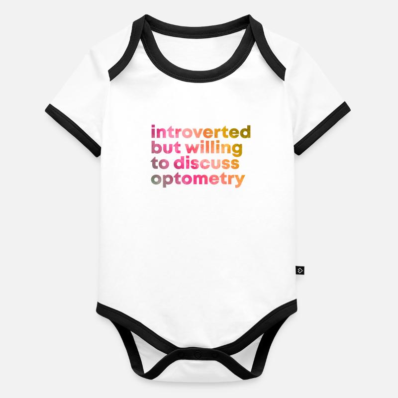 Optometry Organic Baby Contrasting Bodysuit