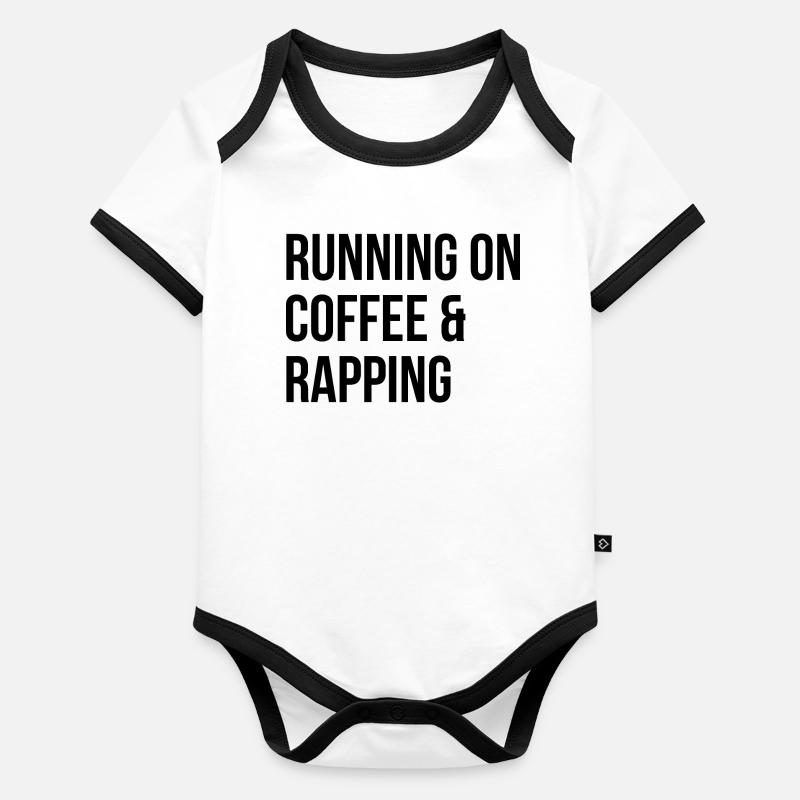 rap Body Bébé bio contrasté manches courtes