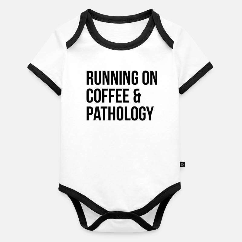 Pathologie Body Bébé bio contrasté manches courtes
