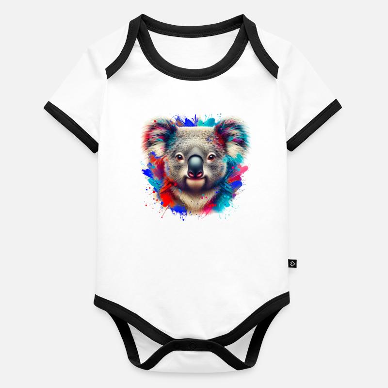 Koala Baby Bio-Kurzarm-Kontrastbody