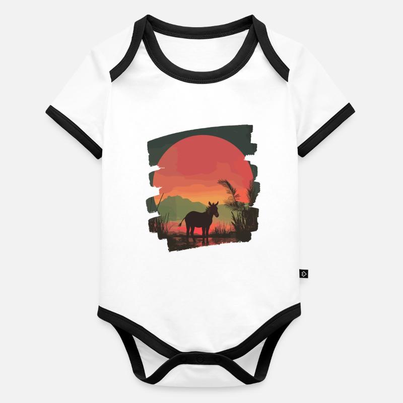 Donkey Organic Baby Contrasting Bodysuit