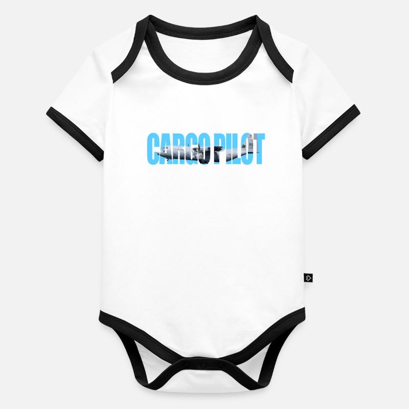 Cargo pilot C-130 Baby Bio-Kurzarm-Kontrastbody