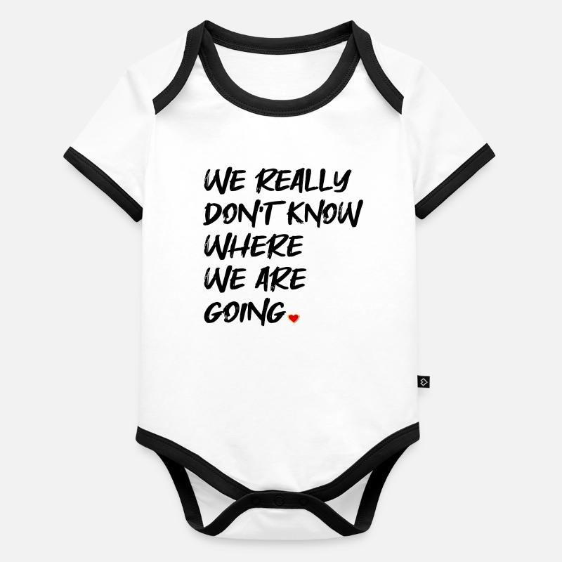 CITATION CHEMIN DE LA PLEINE CONSCIENCE Body Bébé bio contrasté manches courtes