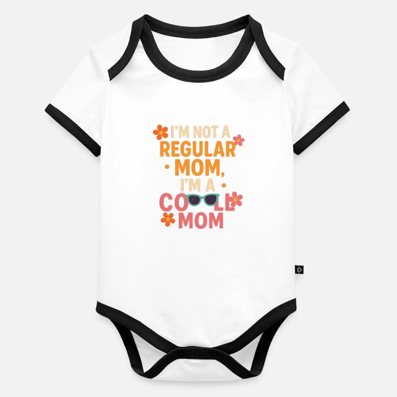 Cooles Mama Shirt – Lustiges Muttertagsgeschenk Baby Bio-Kurzarm-Kontrastbody