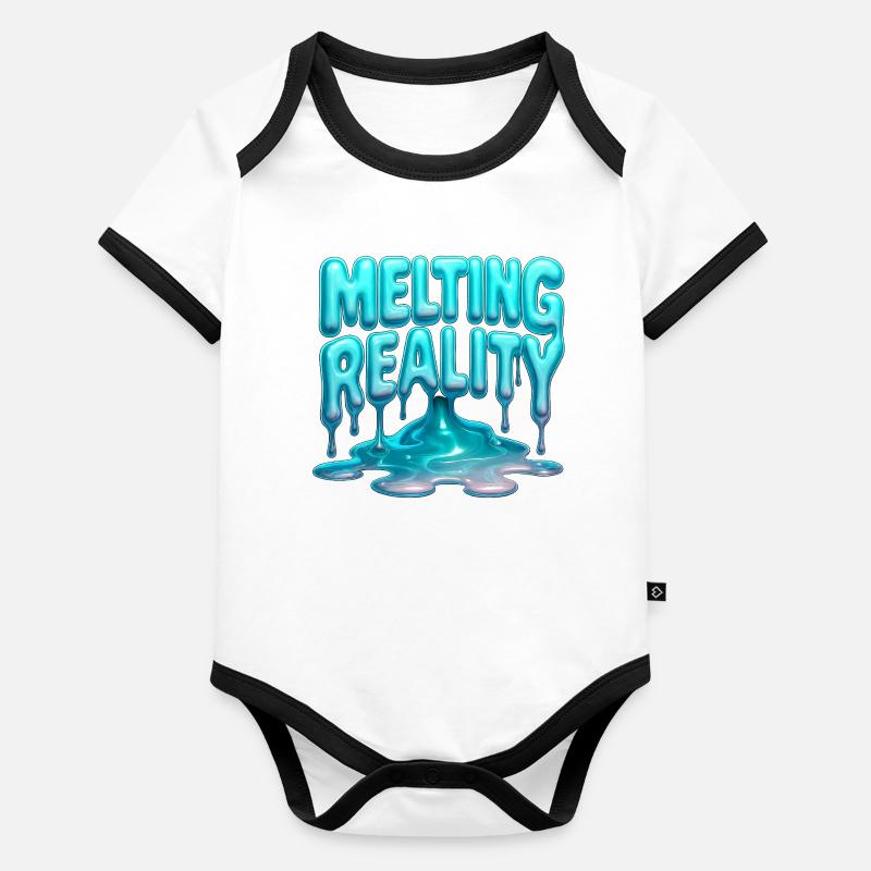 Melting Reality Organic Baby Contrasting Bodysuit