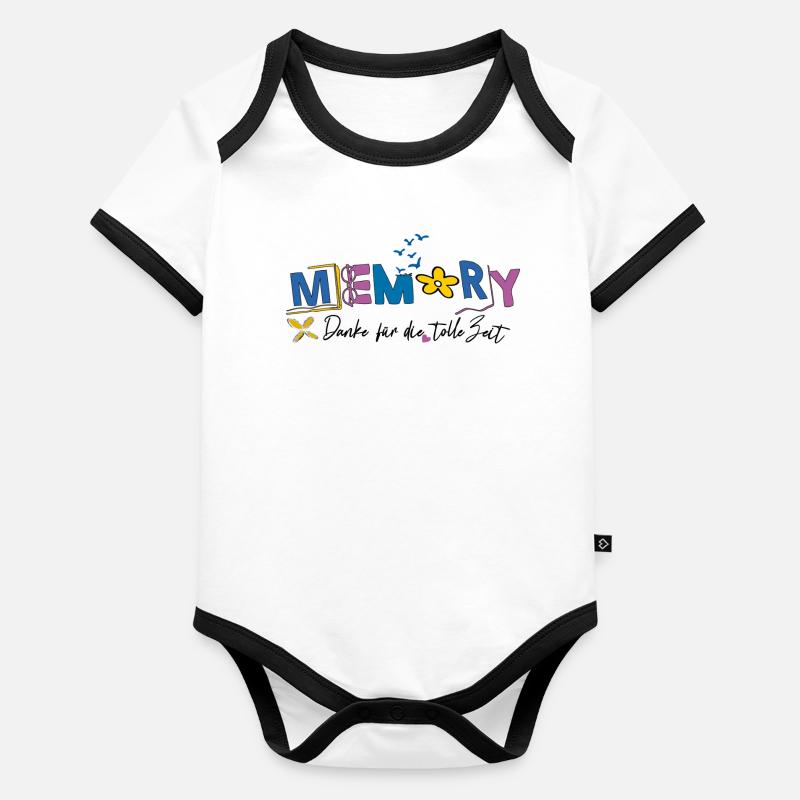 Memory nice was the time Organic Baby Contrasting Bodysuit