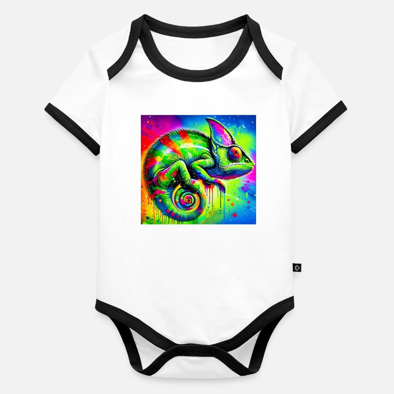 chameleon Organic Baby Contrasting Bodysuit