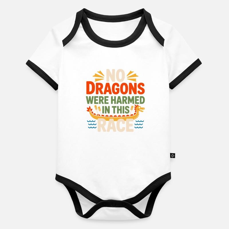 Team-Paddeln Synchronisierte Kunst Baby Bio-Kurzarm-Kontrastbody